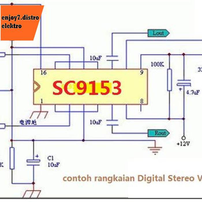 Jual Ic Stereo Digital Volume Control Sc9153 Bishele88 Indonesia|Shopee ...