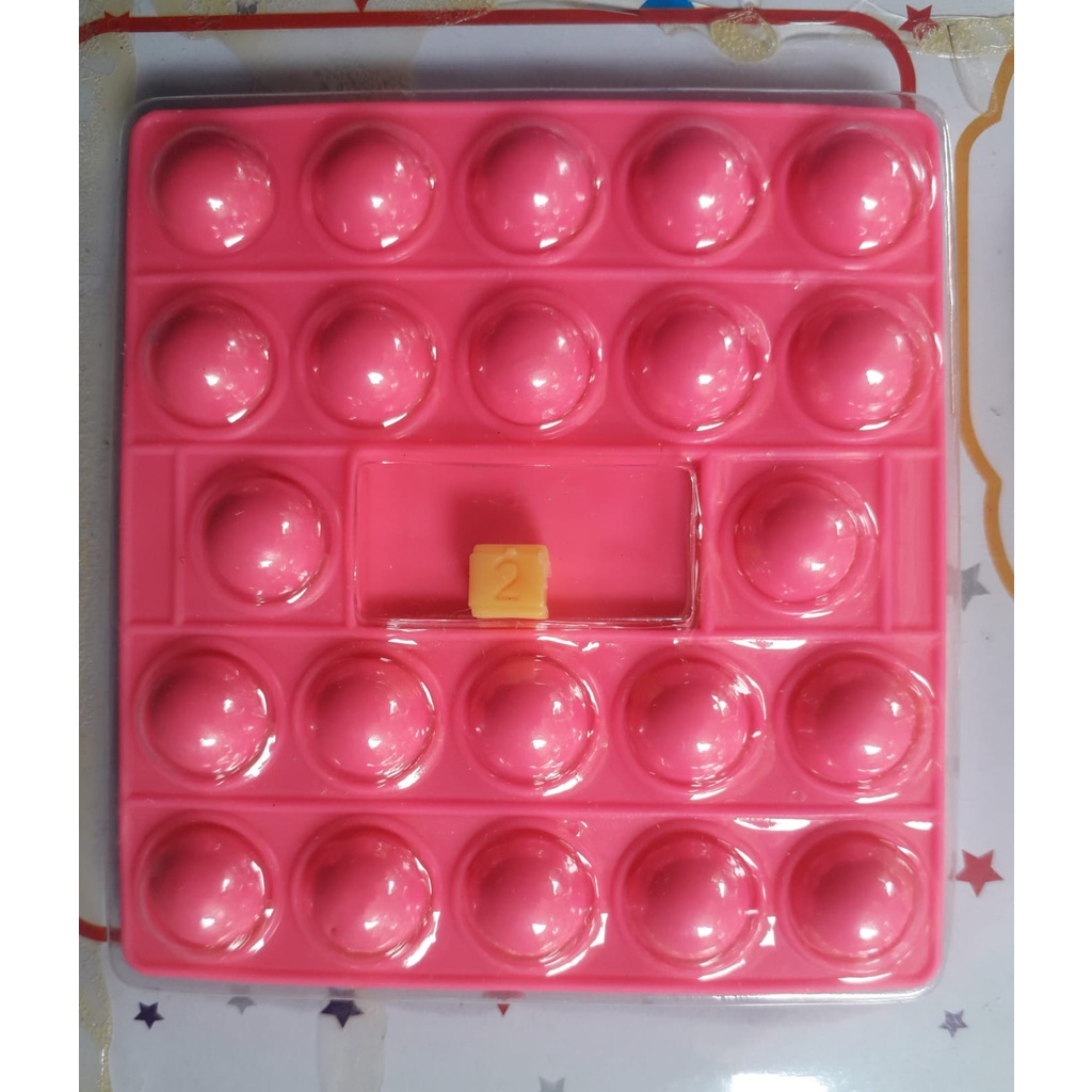 Fidget toys push pop it bubble stress relief rainbow-kotak