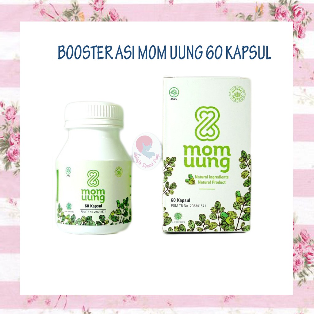 Booster Asi Mom Uung Pelancar Asi / 60 Kapsul Kelor