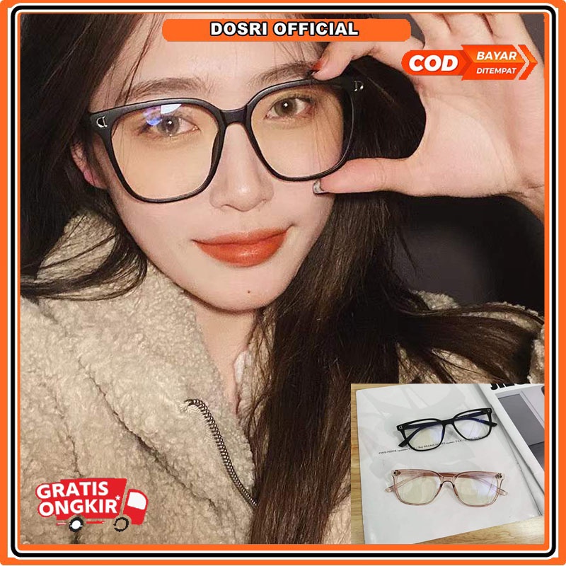 [ BISA COD ] Frame &amp; Lensa Kacamata Fashion Wanita New Design Gaya Korea Import