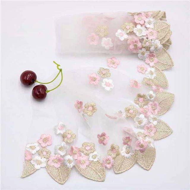 Renda bordir yard lace bordir yard Shopee Indonesia Renda bordir yard lace bordir yard Shopee Indonesia