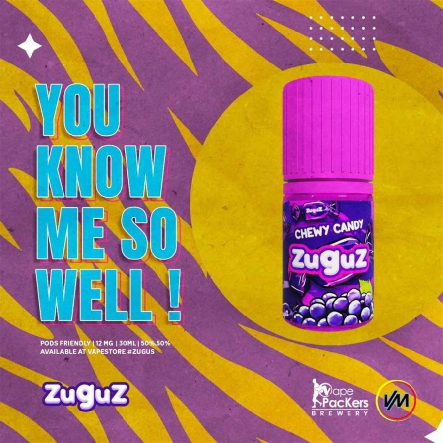 LIQUID ZUGUS CHEWY CANDY 30ML 12MG