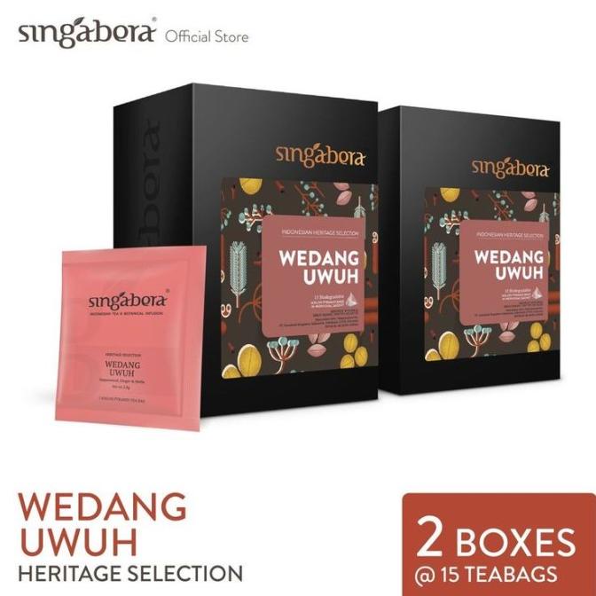 

Singabera Wedang Uwuh -Heritage selection-2 box @15 teabags in sachet