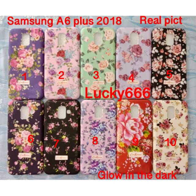 Soft case flower samsung a6 plus silikon bunga samsung galaxy a6 plus a6plus a6+ 2018