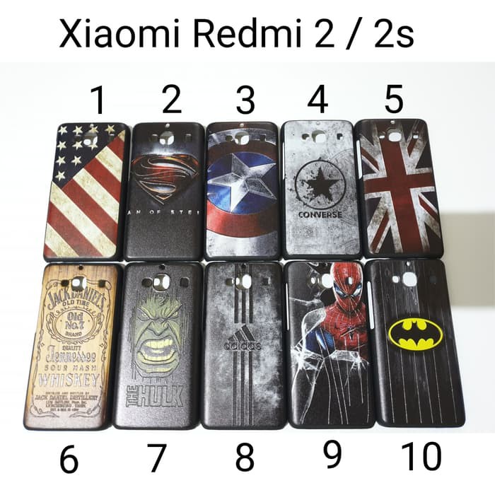 Hardcase Xiaomi Redmi 2 back Hard Case Casing Hardcase backCase Xiaomi 2s / Redmi2