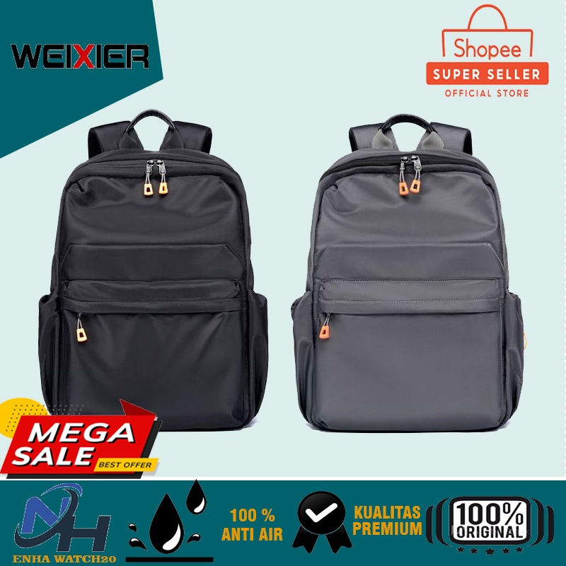 BISA COD TAS Punggung Tahan Air WEIXIER B671Tas Punggung Ransel Pria Laki Cowok Cewek Perempuan Wani