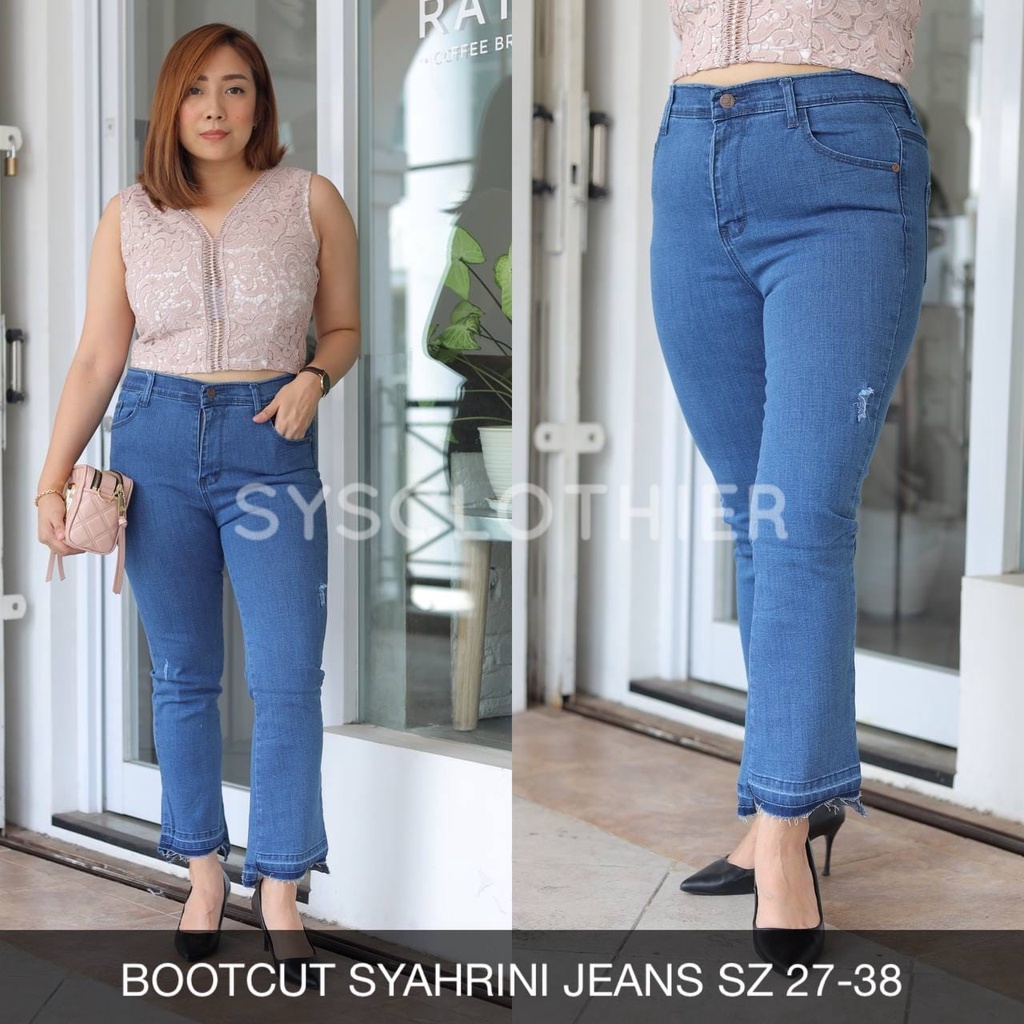 CELANA JEANS WANITA BOOTCUT SYAHRINI