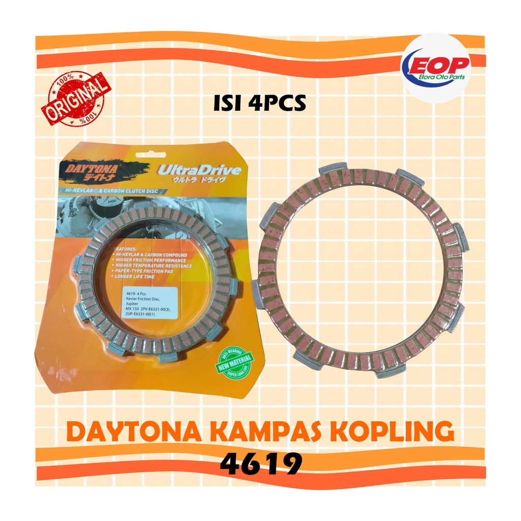 KAMPAS KOPLING ORIGINAL DAYTONA JUPITER MX 150 4619