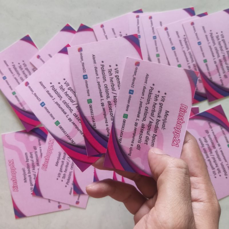 

Super Murah Thank you card Glossy Paper 230 gsm