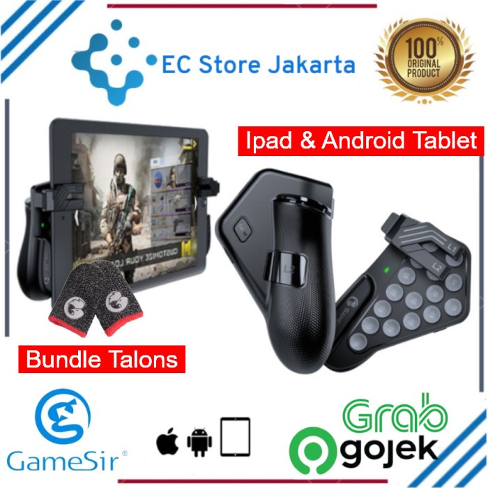 [Aksesoris / Acc] Gamesir F7 Claw Ipad Tablet And Android Tablet Game Controller Gamepad Console /