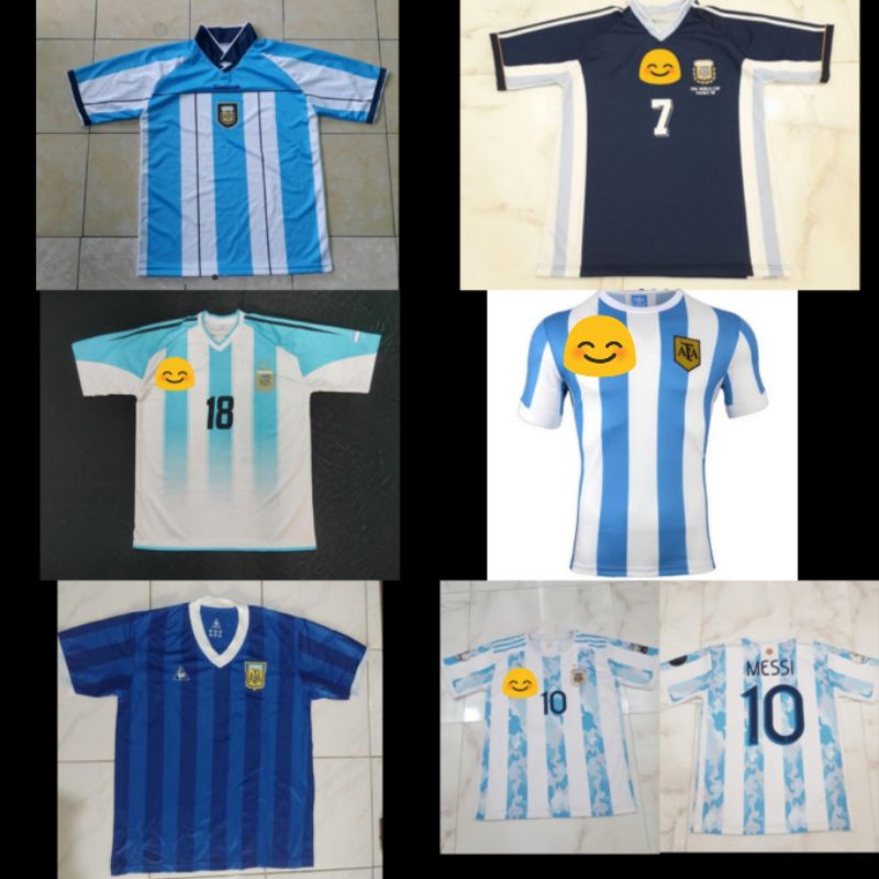 Jersey Argentina 1978 Home World Cup/Jersey Argentina 1998 Home World Cup/Jersey Argentina 2000 Away