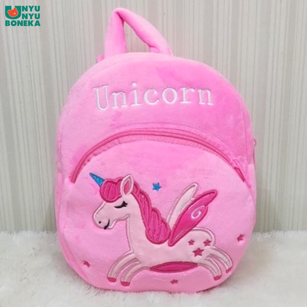 tas anak ransel import unicorn baby kids sekolah kuda pony animal safari