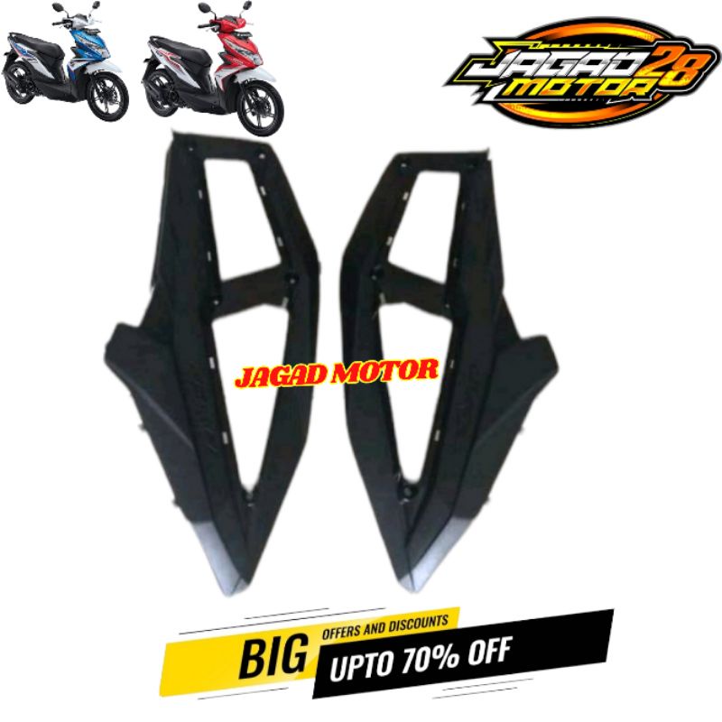 COVER SAMBUNGAN BODY KANAN KIRI HONDA BEAT FI NEW ESP TAHUN 2016 2017 2018 2019 / C0VER SAMBUNGAN BODY KASAR HONDA BEAT FI ESP ECO TH 2016 2017 2018 2019