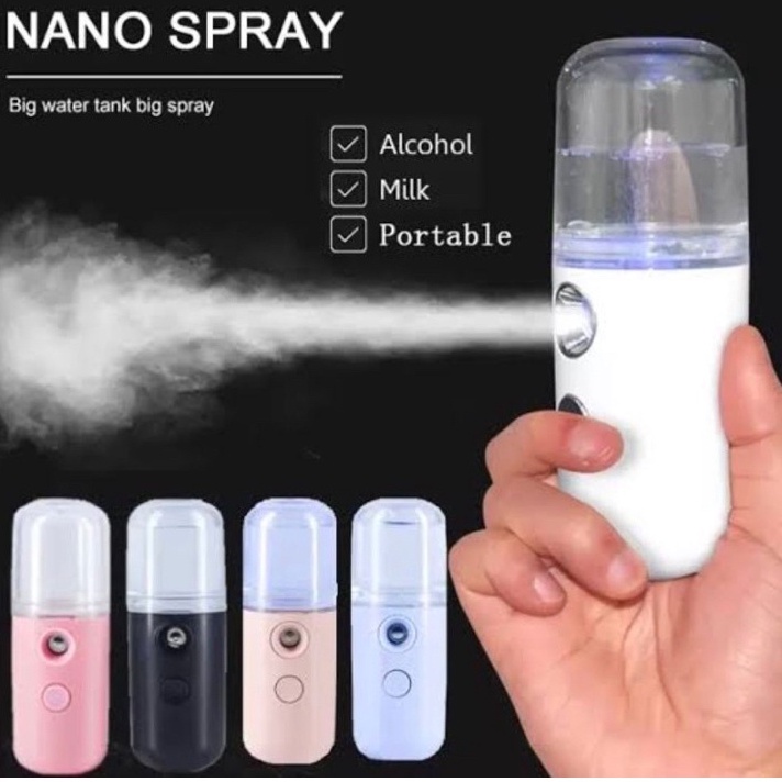 Nano MIST Sprayer Face Atomizatiaon Mini Poerable / Nano Spray Perawatan Pelembab Wajah