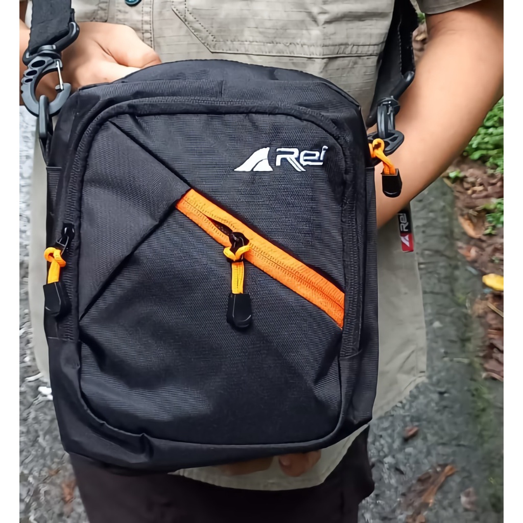 TAS REI SLEMPANG PANDORA 02+RC LIST ORANGE BERKUALITAS MURAH MERIAH BEST SELLER /Tas Selempang Bahu 