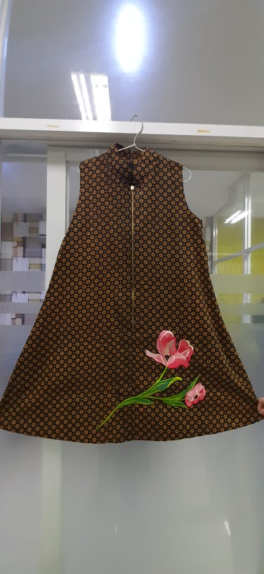 Baju Batik Wanita Modern Kekinian Anggun Xl