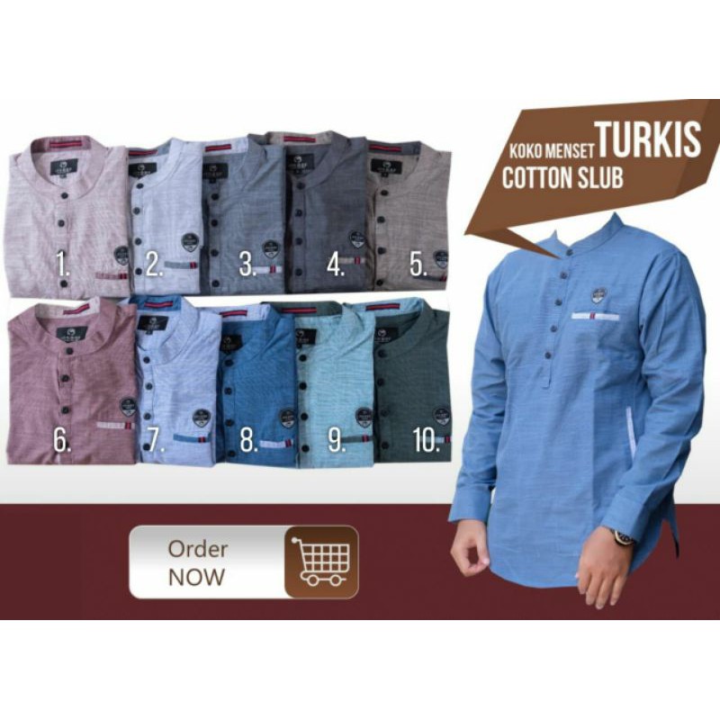 KURTAH MANSET TURKIS / Koko Manset "ASYRAF"