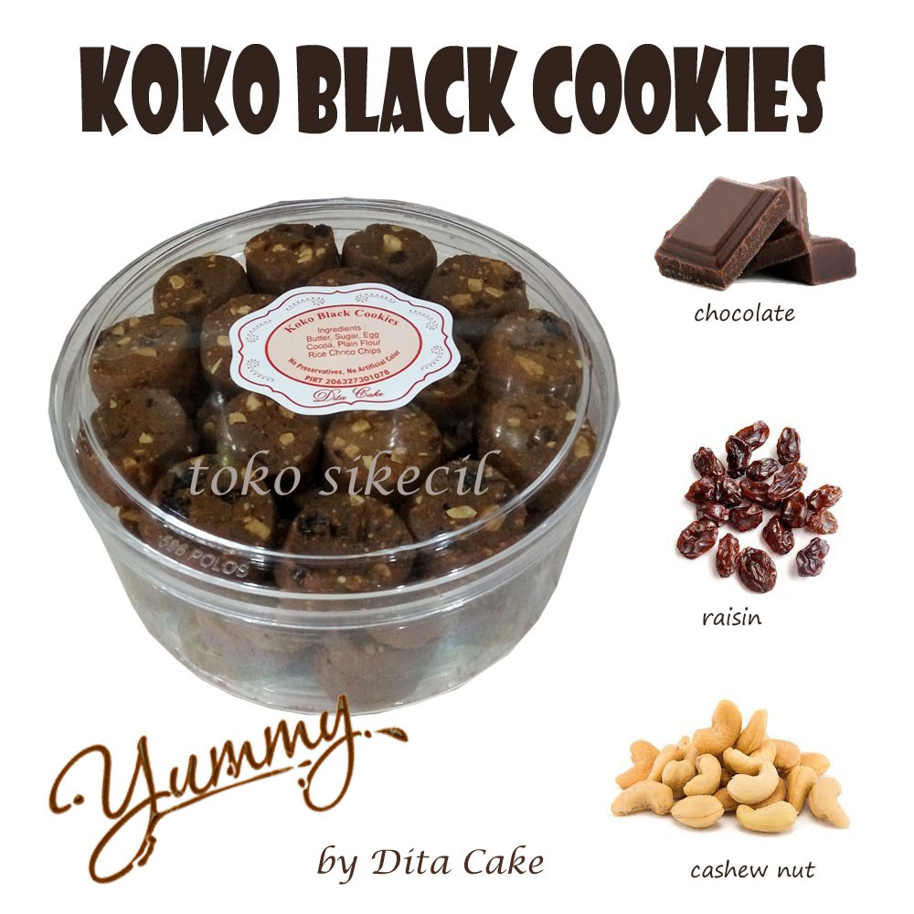 

Chocolate Raisin Cookies Dita Cake Kue Kering Coklat Kismis Mede Choco Cashew Raisin Cookies Premium