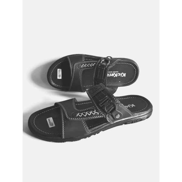 SANDAL SLIDE PRIA BAN 2 SANDAL PESTA/SLOP KONDANGAN  SANDAL PRIA