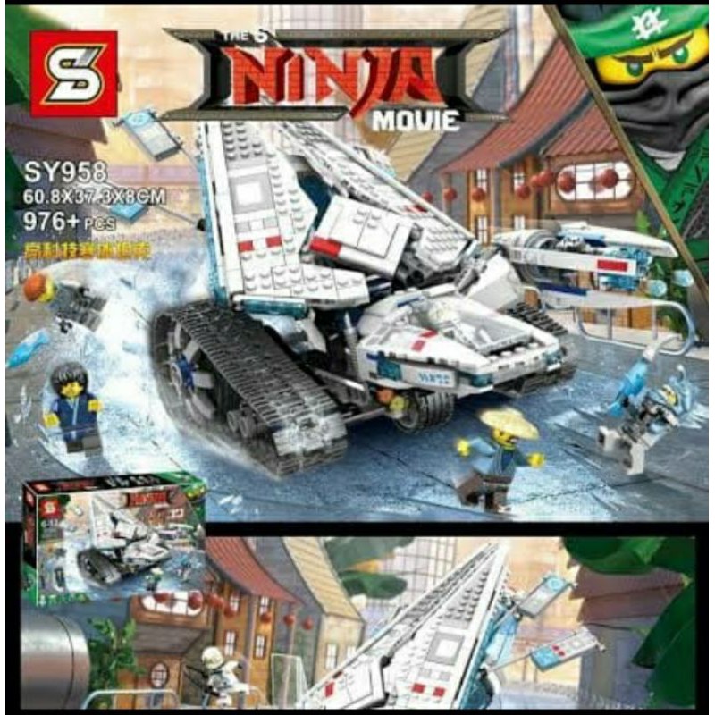 sy 958 movie ninjago ice tank minifigure