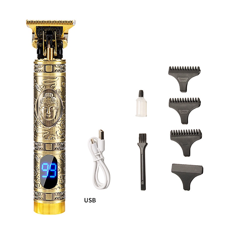 Electric hair clipper electric clipper oil head cut net red carving fader bald head T9 hair clipper salon hair clipper