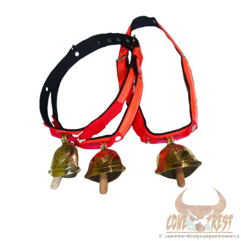 Kalung sapi 3cm lengkap lonceng scotlight.