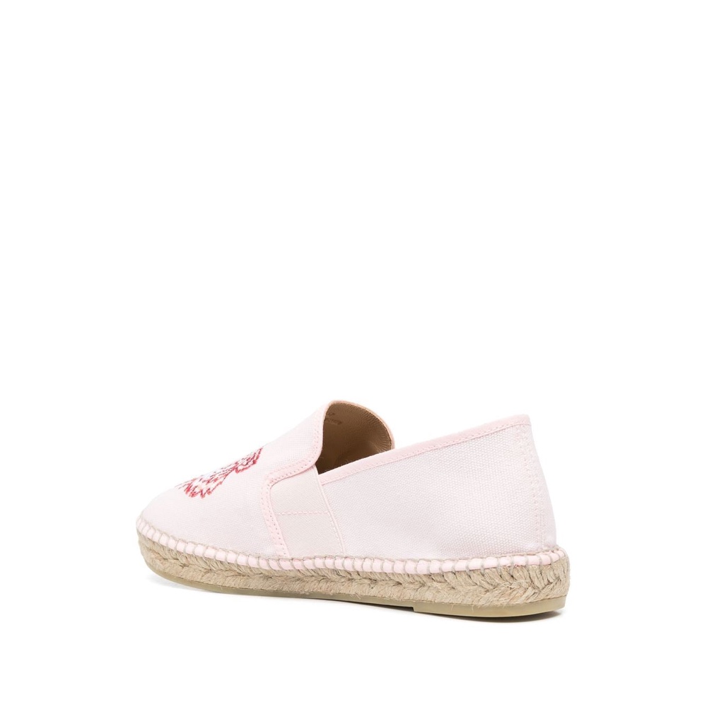 Knzo Women FW22 Tiger Elastic Espadrilles Faded Pink 100% Original