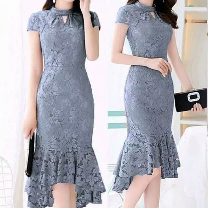 FWG - DRESS SOPHIA / DRESS / DRESS CASUAL BRUKAT / DRESS WANITA / DRESS