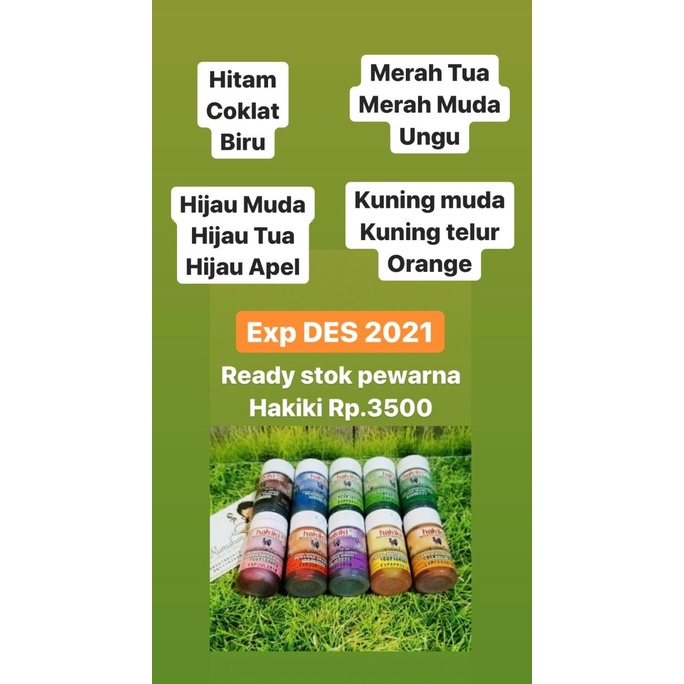 

Pewarna Hakiki TERBATAS Kode 1157