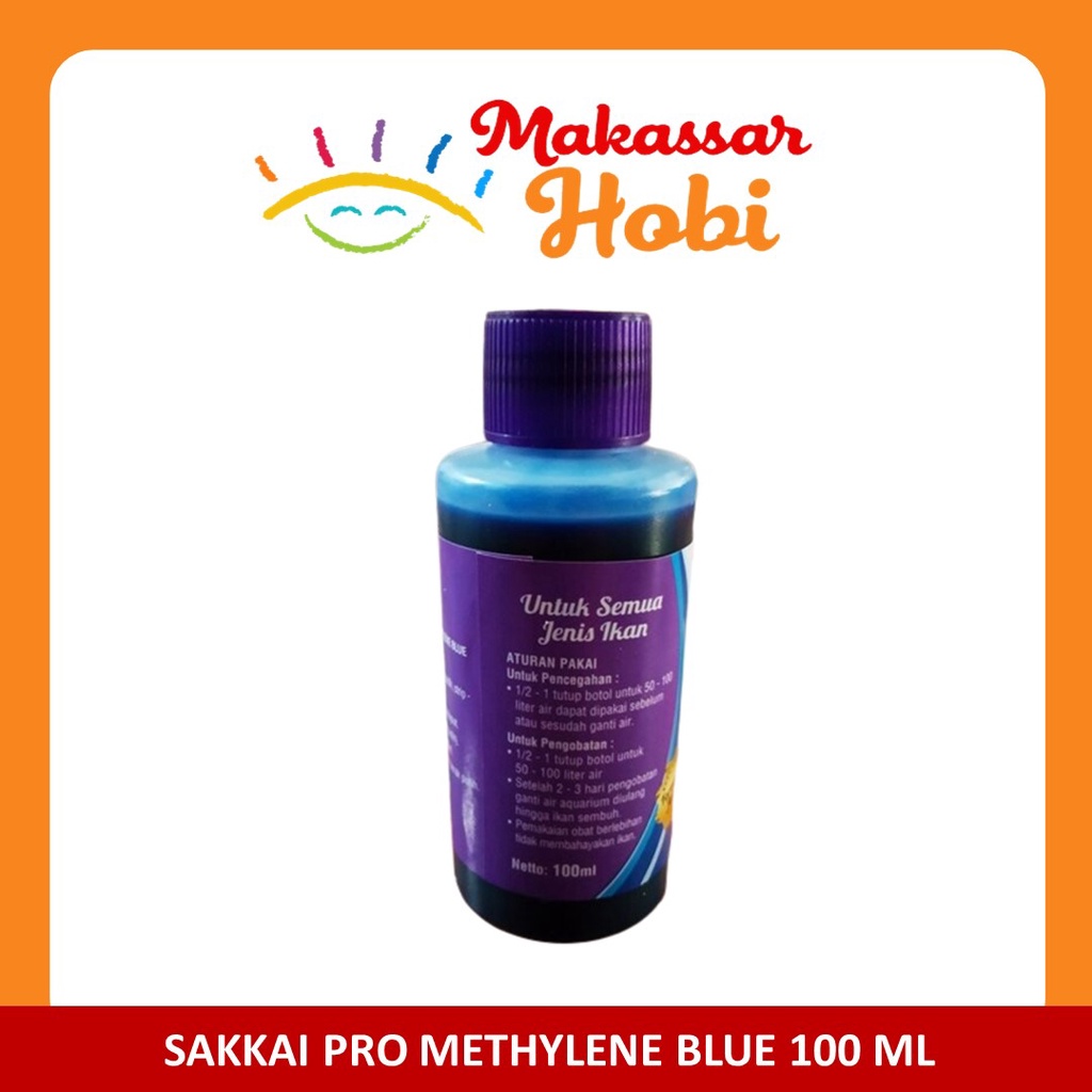 Sakkai Pro Methylene Methyline Metilen Blue Obat Biru Blitz Icht Ikan