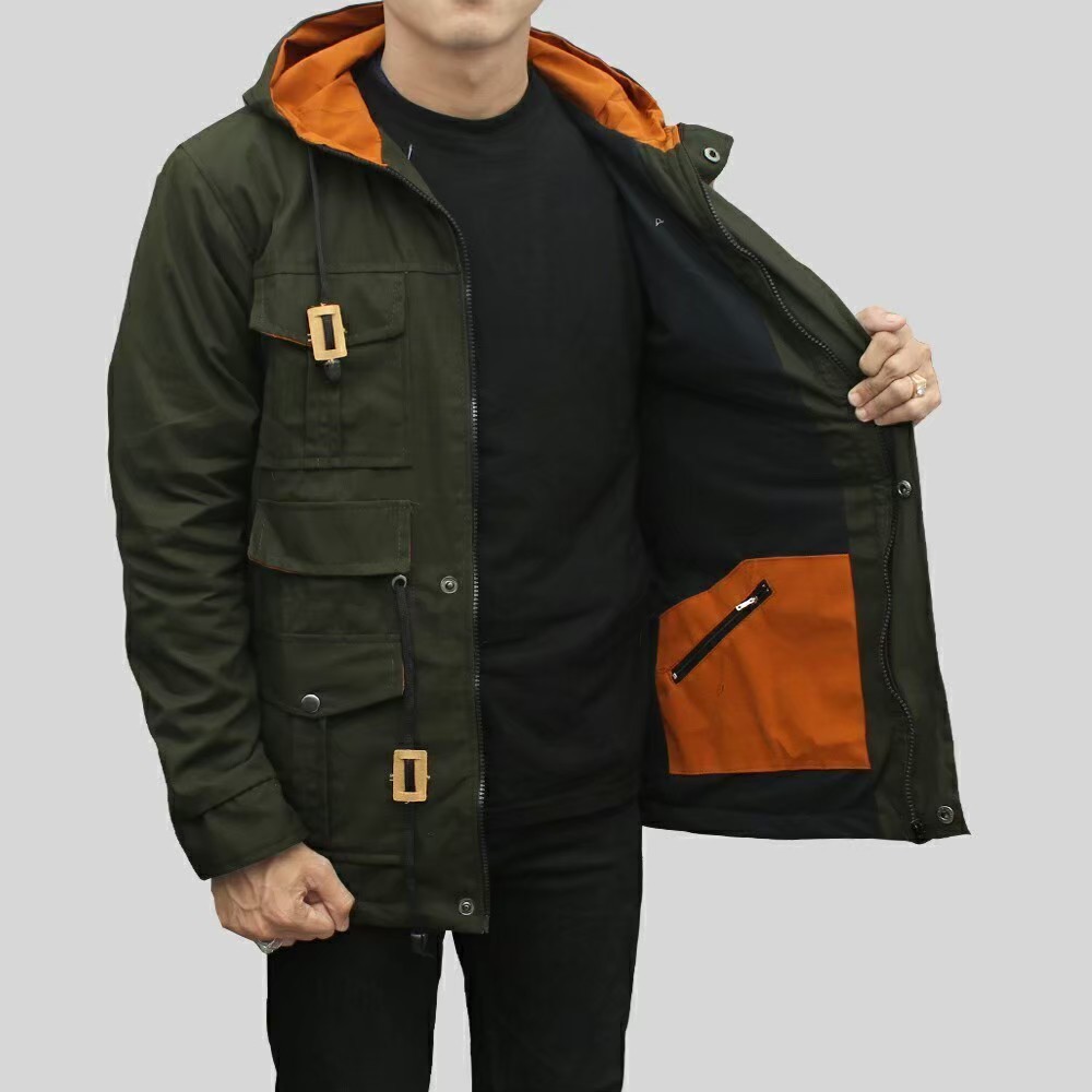 Jaket Parka Pria BGSR Suede / Jaket Parka BGSR Suede Premium / Jaket Parka Pria Big Size-3