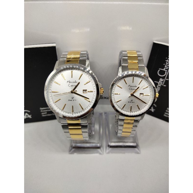 Jam tangan couple Alexandre Christie AC 1014MD