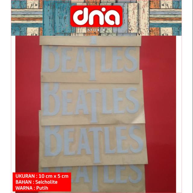 

Cutting sticker band The beatles