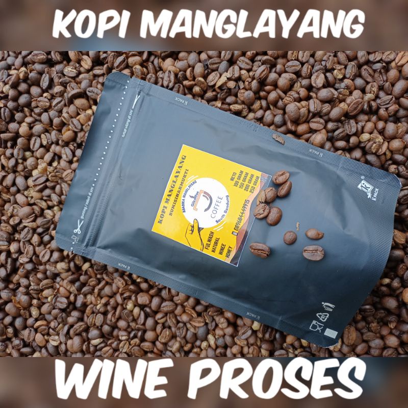 

KOPI ARABIKA MANGLAYANG PROSES WINE BUBUK DAN BIJI 250 GRAM COD BAYAR DITEMPAT