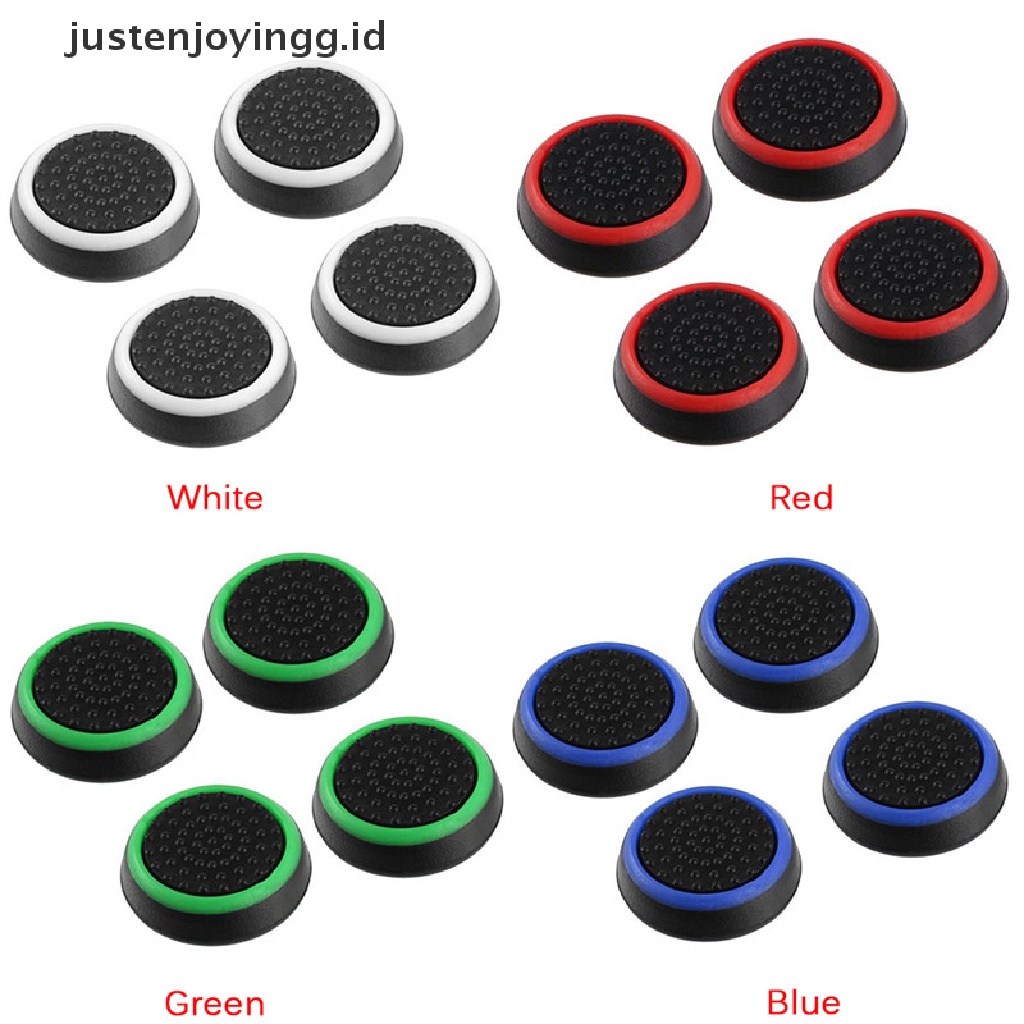 // justenjoyingg.id // 4PCS Controller Game Accessories Thumb Stick Grip Joystick Cap For PS3 PS4 XBOX ~