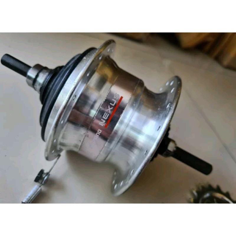 ASLI JAPAN Internal gear Shimano nexus 7 speed SG-7R46 jepang lubang 36 h 36h freehub free hub belakang sepeda commuter bike city bike