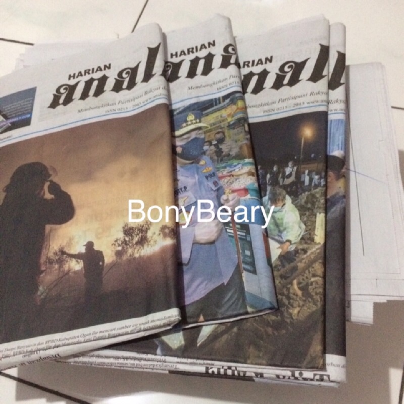 Koran Analisa Bekas PER 1 KG Kondisi sangat bagus.