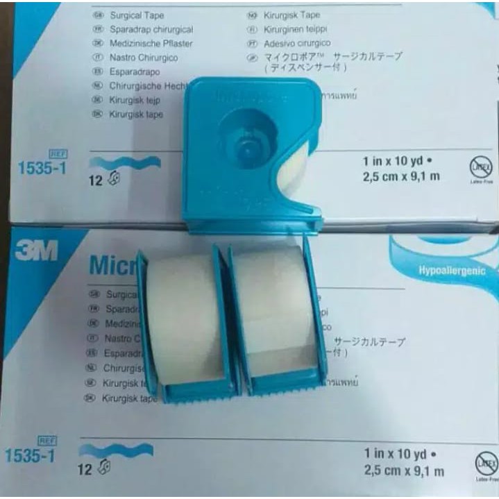 micropore 3m/ plester putih/plester 1 inc