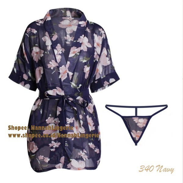 Lingerie Kimono S M L Baju Tidur Seksi Lingerie Transparan Lingerie Wanita Baju Malam Pertama // 340