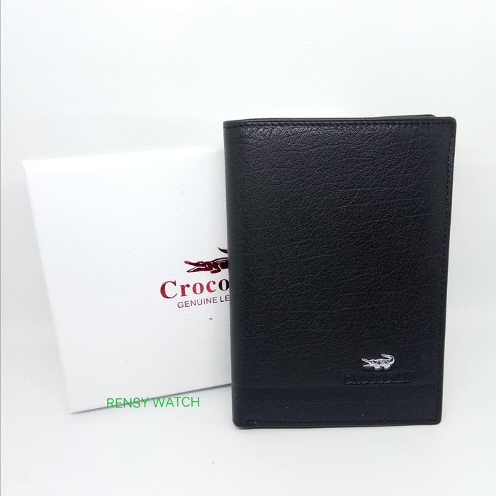 DOMPET PRIA KULIT ASLI CROCODILE MODEL BERDIRI