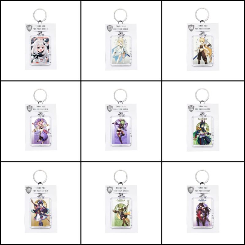 Ganci Gantungan Kunci Genshin Impact New Season - Clashnime Distro