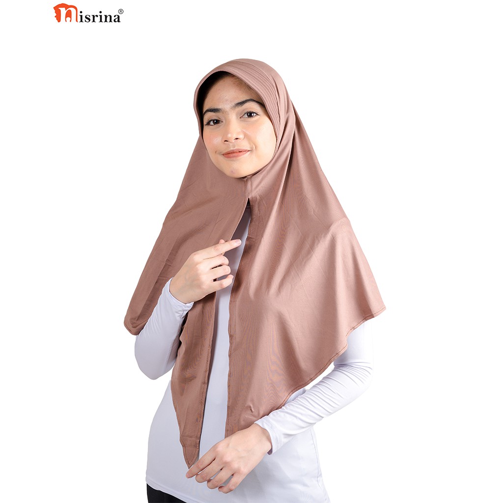 Nisrina Jilbab Instan Belah Depan Paras M
