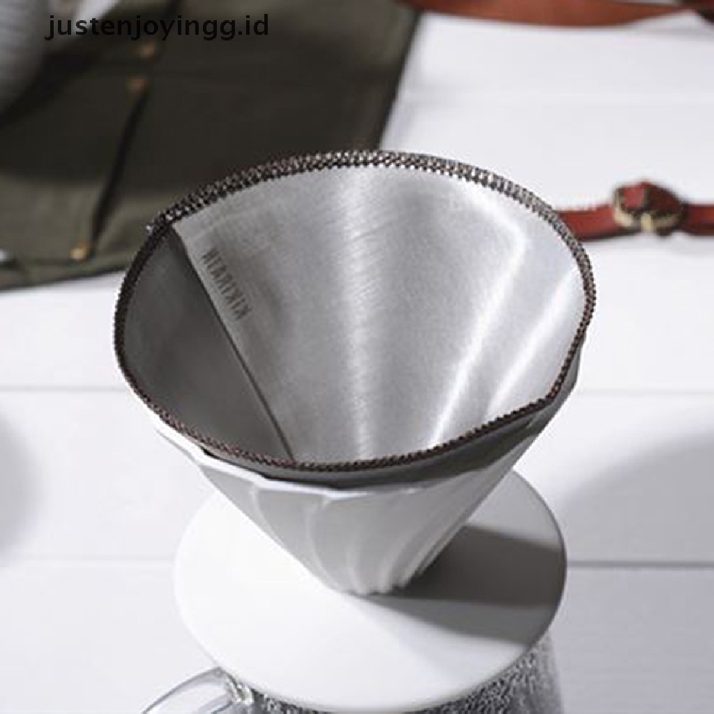 Saringan Kopi Bahan Mesh Stainless Steel Flexible Reusable