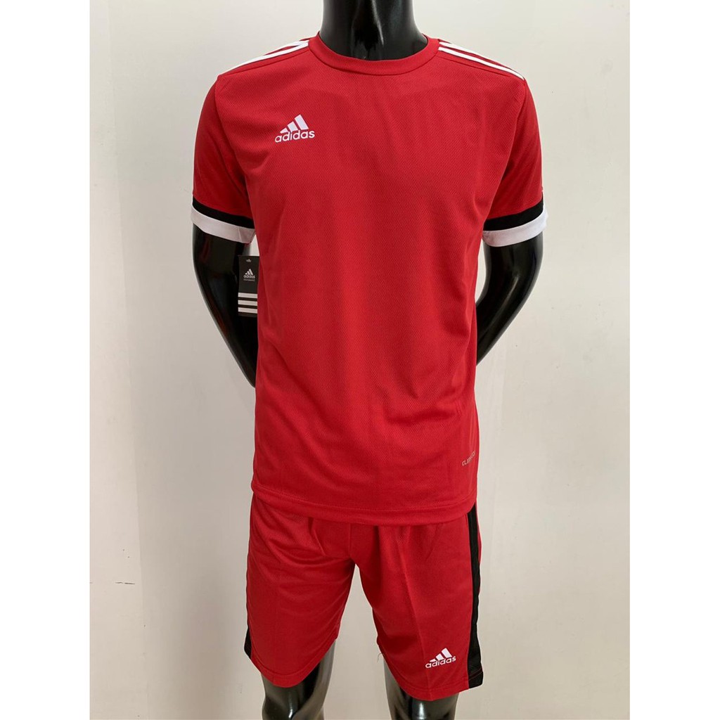 Jual Setelan Futsal Adidas MU Home 2017 Merah - jersey - seragam tim bola Limited