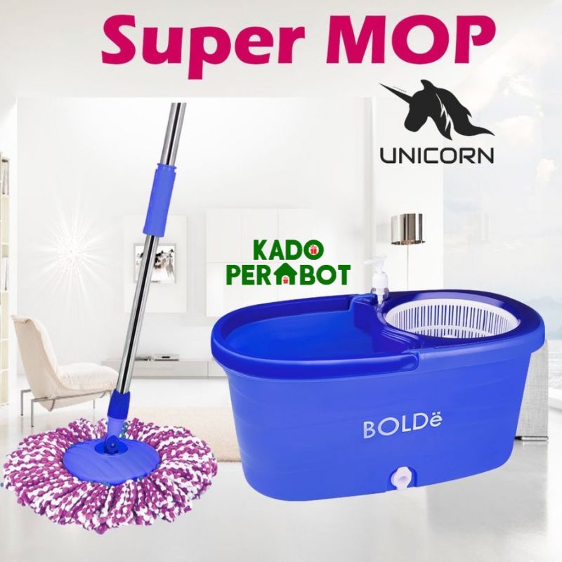 pel bolde super mop - pel lantai bolde 1set - pel bolde unicorn