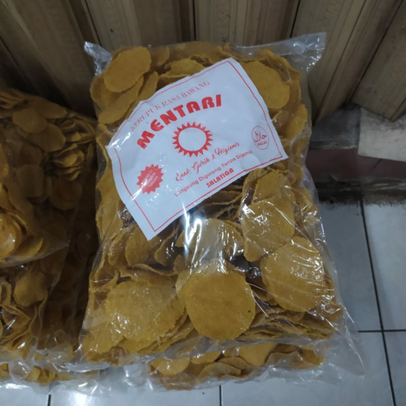 

Kerupuk Gendar Rasa Bawang