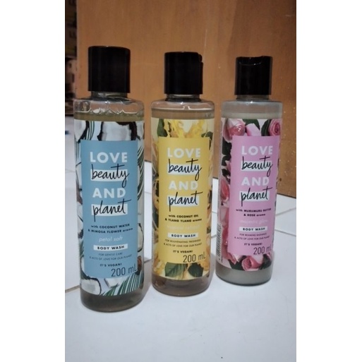 body wash love beauty and planet 200ml [sabun mandi ]