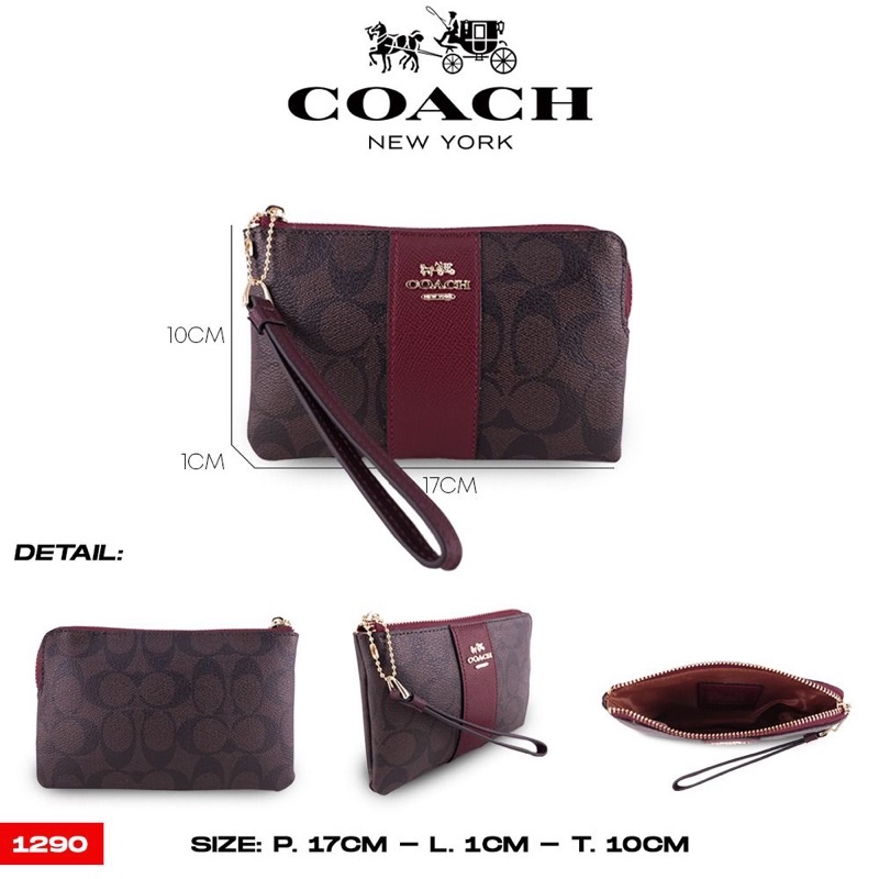 DOMPET KARTU POUCH WANITA IMPORT/ POUCH COACH