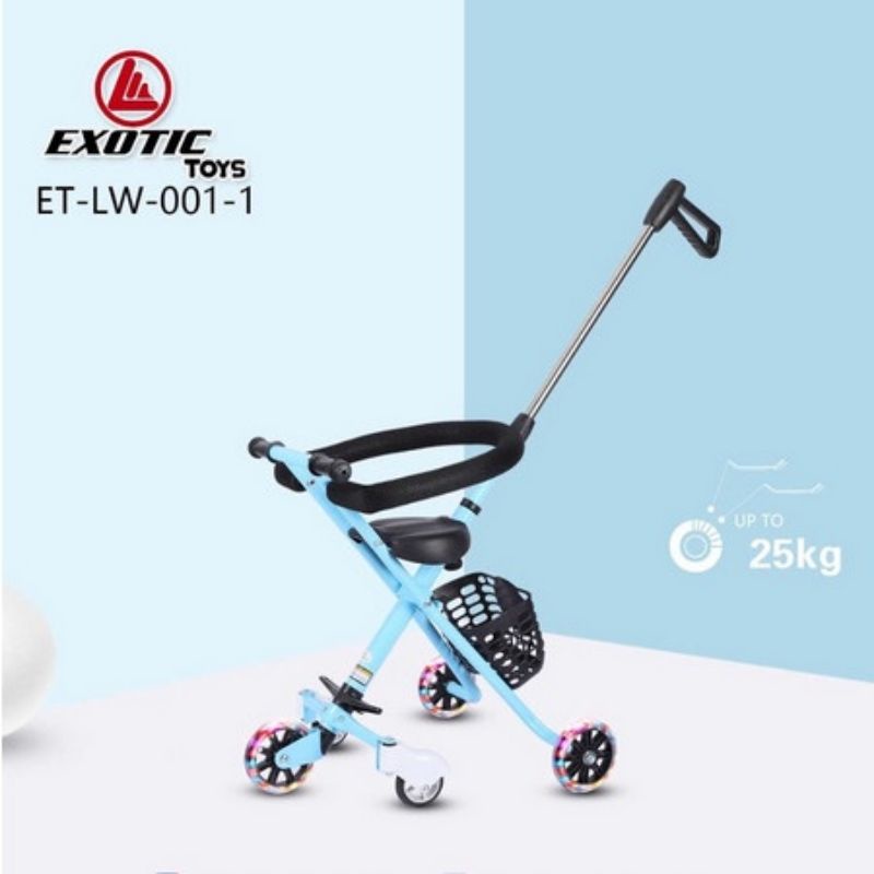 [EKA JAYA SEPEDA] [TERMURAH] STROLLER SEPEDA ANAK MIKROTRIKE EXOTIC ET LW 001/ LW001/ LW001-1/ LW