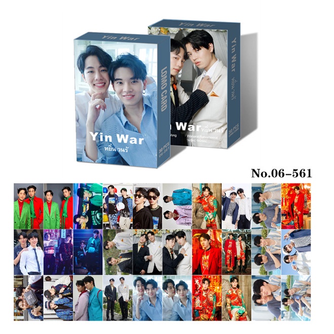 30pcs / Kotak Kartu Foto Album LOMO F4 BRIGHT WIN OFFGUN Krist Singto OhmNanon Yin War